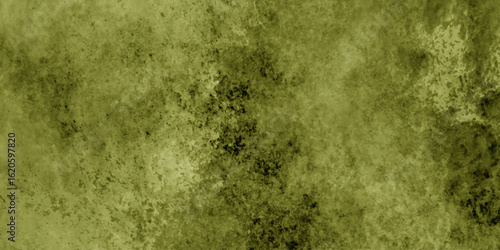 Abstract Elegant dark green background with mottled vintage texture in old fancy background design, texture of colored parchment paper.	