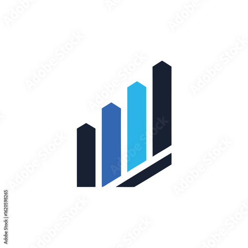 Vector art of abstract financial graph isolated on white background showing business success Free Download Vector art of abstract financial graph isolated on white background showing business success - GFXLoad