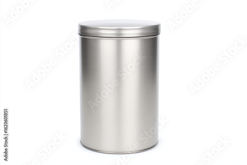 Wallpaper Mural a metal trash can with a lid on a white background Torontodigital.ca