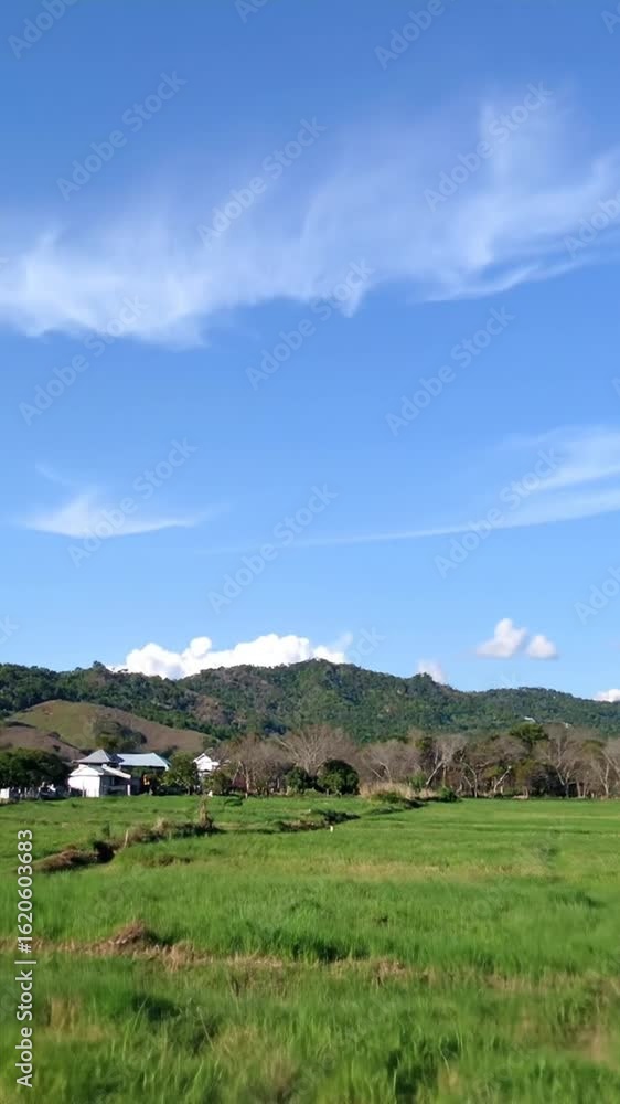 Rural landscape panorama Rural landscape panorama