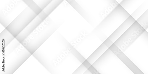 White abstract background geometry shine and 3D layer element vector for presentation design. abstract pattern design Space design concept Suit for business, landing page, wallpaper background.	