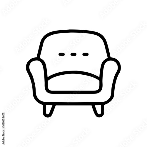 armchair vector illustration