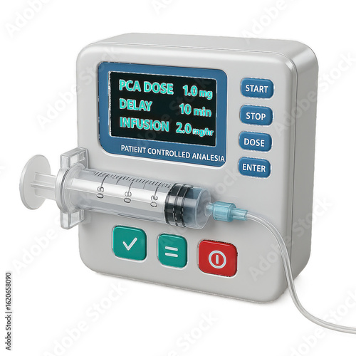 Wallpaper Mural Medical Analgesia Infusion Pump Device isolated on a transparent background image Torontodigital.ca