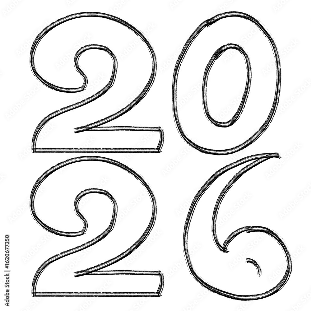 Obraz premium 2026 transparent background