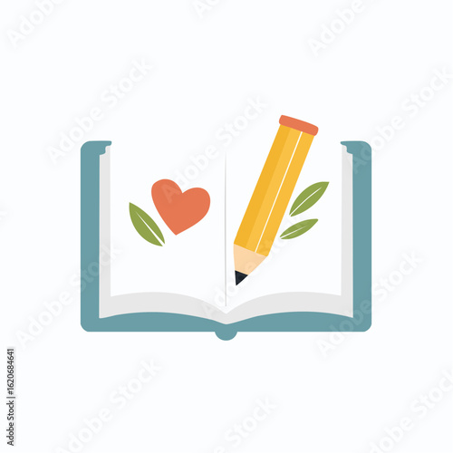 Journaling-Notizbuch mit Stift – Symbol für Achtsamkeit und Selbstreflexion