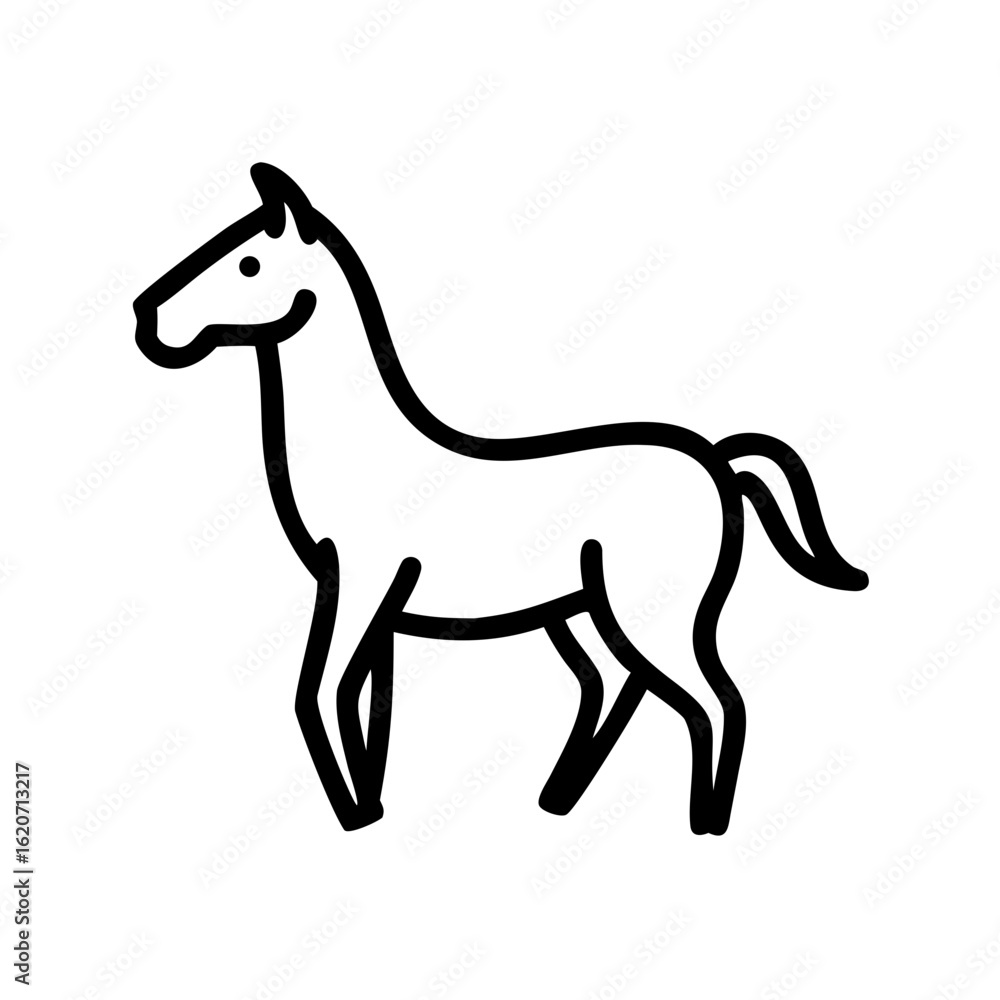 Fototapeta premium horse icon