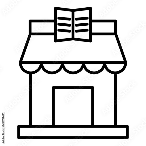 book store vector icon