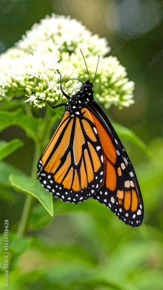 Fototapeta premium Monarch butterfly on a flower (2)