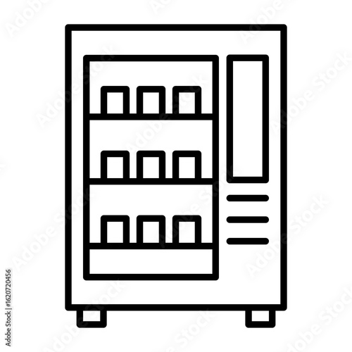 vending machine vector icon