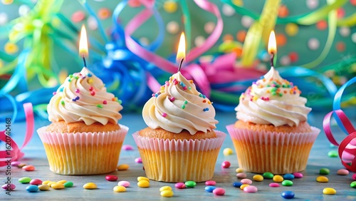 cupcakes with candles
