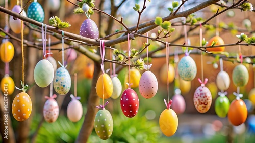 colorful easter eggs
