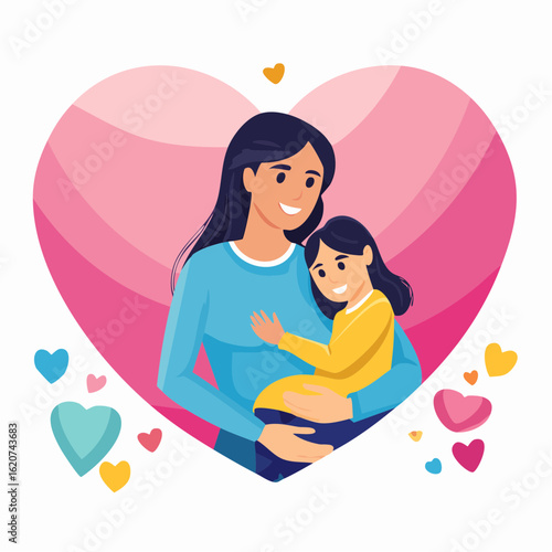 Mothers Love A Heartfelt Embrace.