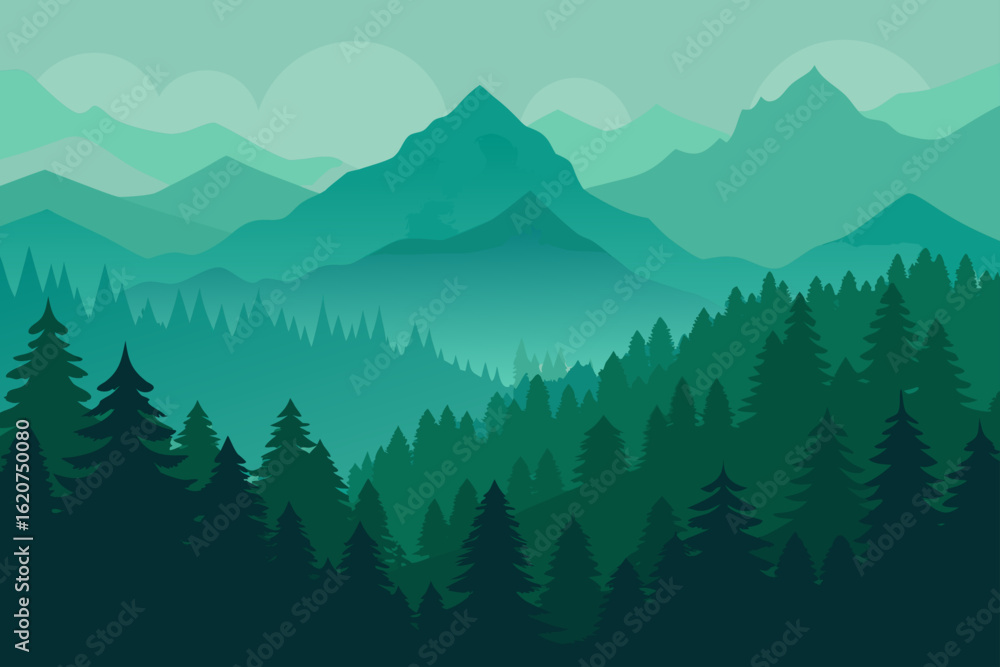 Fototapeta premium mountain landscape in the mountains