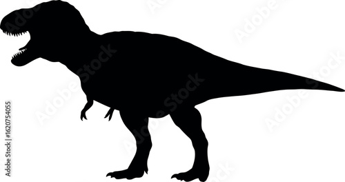 Tyrannosaurus rex silhouette
