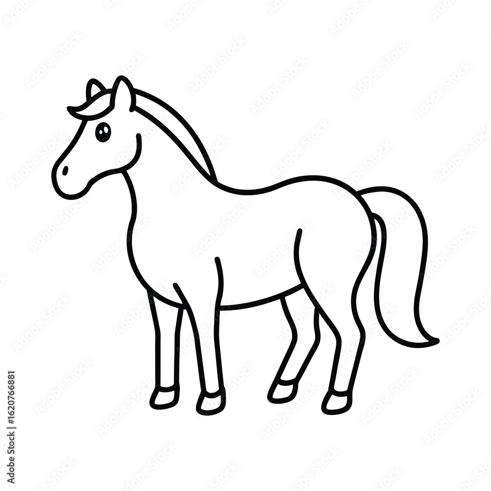 Fototapeta premium horse vector illustration