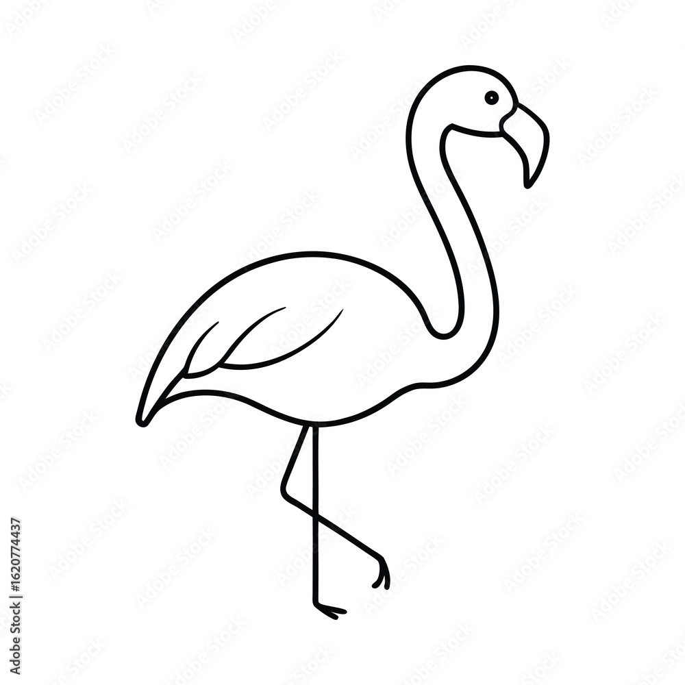 Fototapeta premium flamingo vector illustration