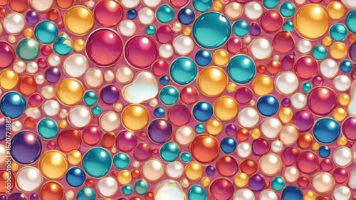 multicolored shiny pearl wall background
