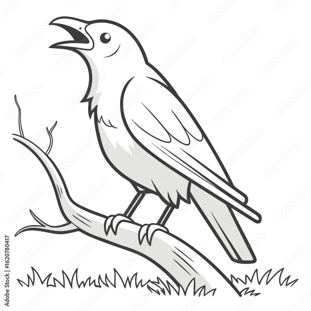 Fototapeta premium bird on a branch