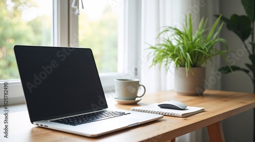 Wallpaper Mural Young woman practicing mindfulness while sitting at home office   Torontodigital.ca