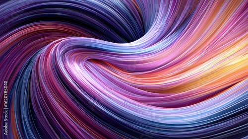 Wallpaper Mural Dynamic swirl of colors blending together in an abstract manner, showcasing energy and creativity in design Torontodigital.ca