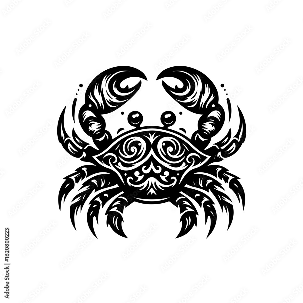 Fototapeta premium black and white tattoo