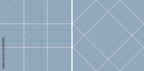 Abstract textile patterns in calm blue tones. Versatile backgrounds for design, fashion, or creative projects needing a soft, geometric feel.