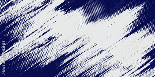 Halftone dots white and blue color pattern gradient grunge texture background. Dot pop art comic sport style vector illustration. modern background grunge