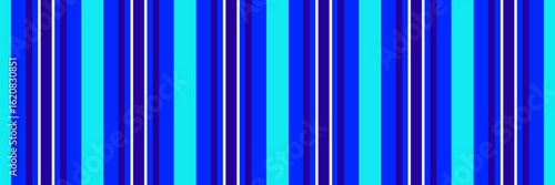 Pibrant vector texture seamless, tribal vertical textile stripe. Sear pattern background fabric lines in bright and indigo colors.