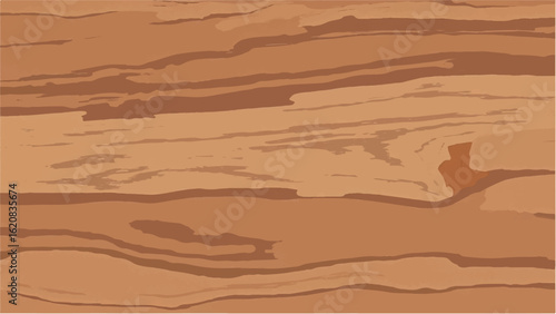 Seamless Natural Woodgrain Texture. Wood Texture. Wooden Background. Vector illustration. 