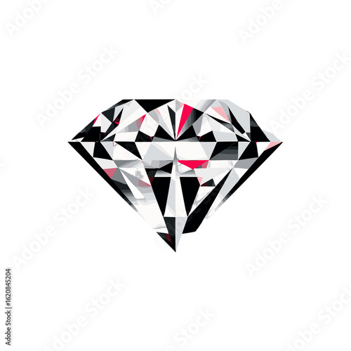 A sparkling diamond, a symbol of luxury and beauty.