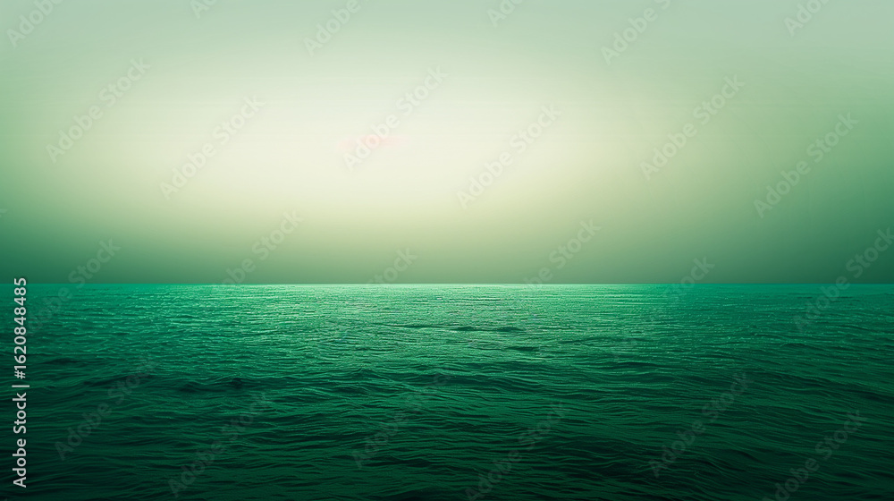 Fototapeta premium Deep emerald green gradient