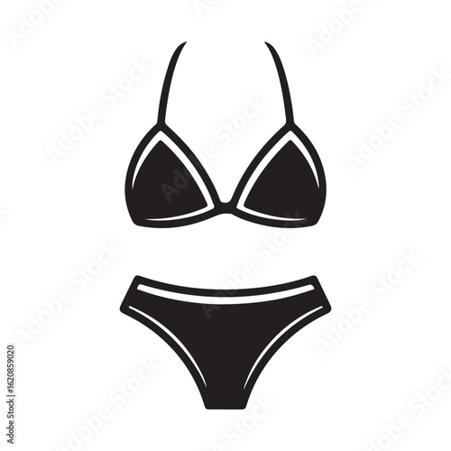 black bra on white background