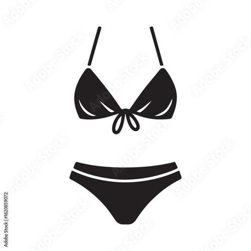 black bra on white background