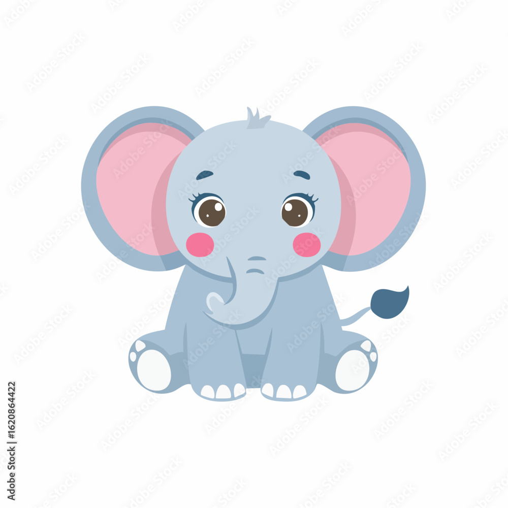 Fototapeta premium Niedliches Elefantenbaby 
