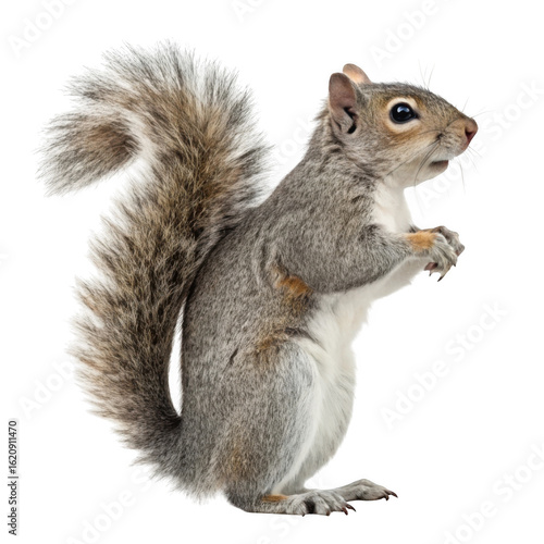 3d realistic eastern gray squirrel 