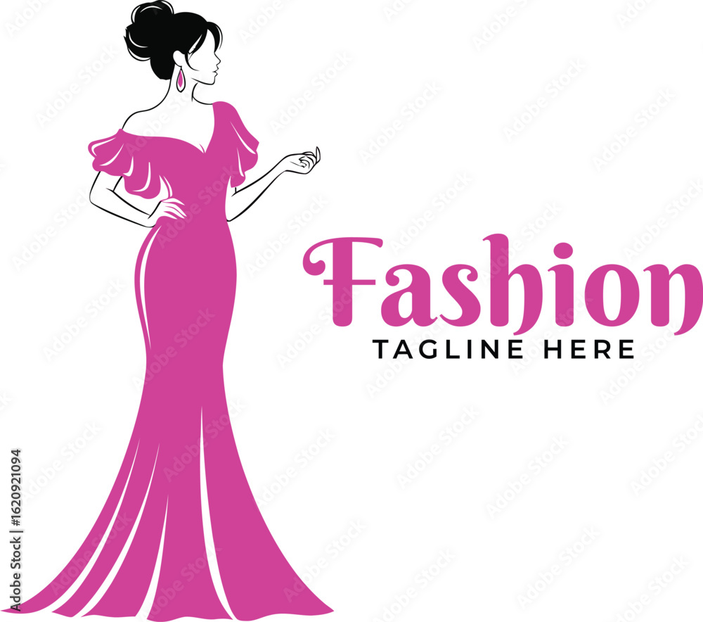 Fototapeta premium Modern Fashion Logo Design – Stylish, Minimal & Elegant Brand Identity