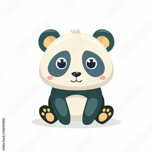 Kleines, sitzendes Pandababy