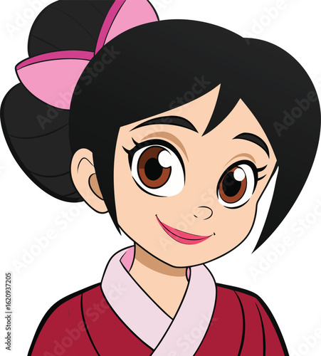 Vector Art of a Happy Cambodia Character Sticker for Branding and Merchandising