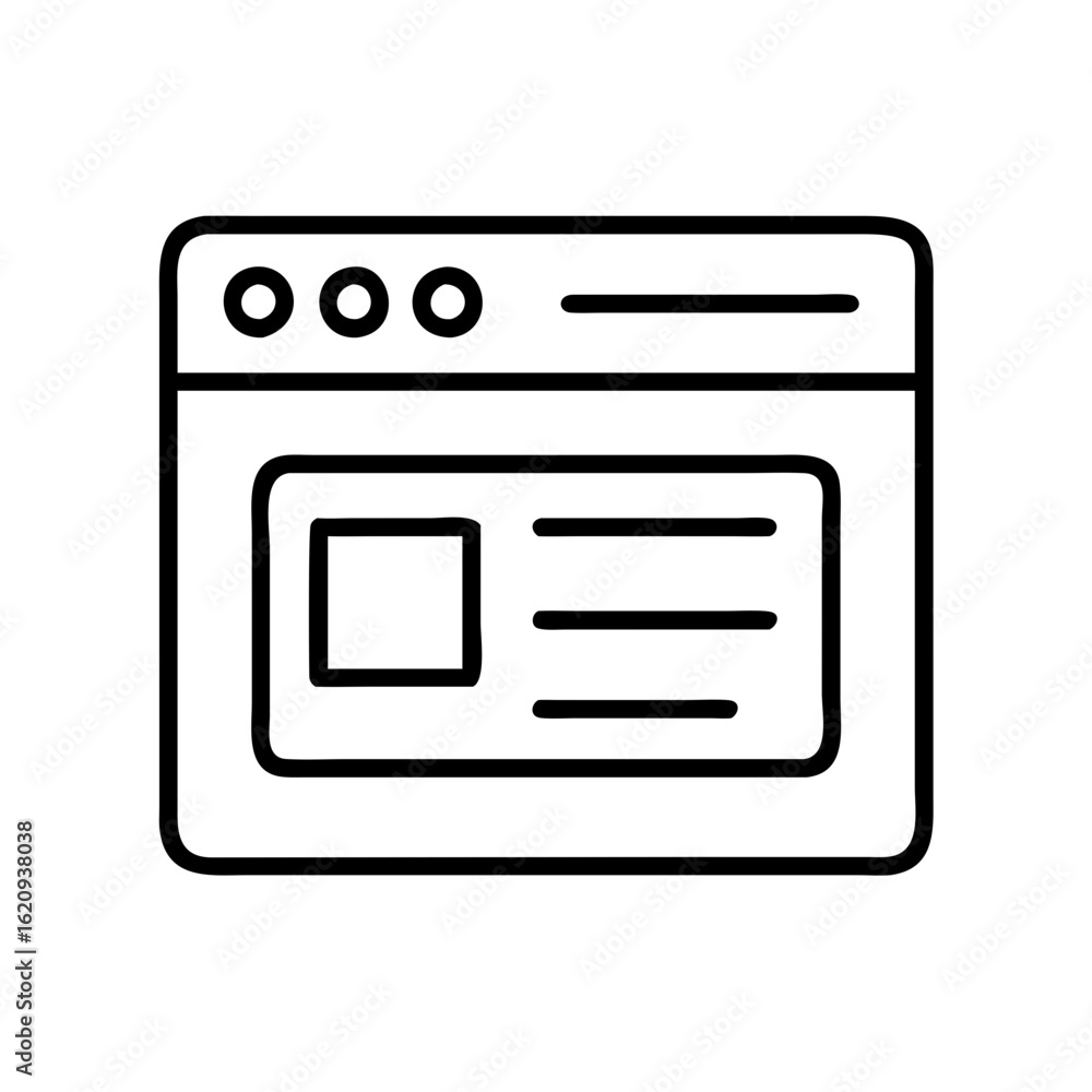 Website design icon vector illustration web page layout interface template user experience seo ui Website design icon vector illustration web page layout interface template user experience seo ui