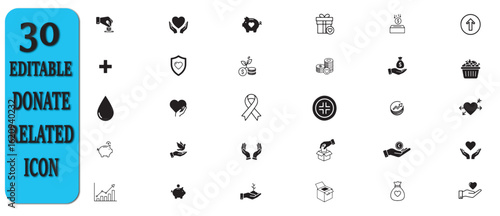 Donation icon sets