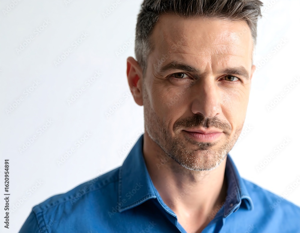Fototapeta premium Man portrait, close-up
