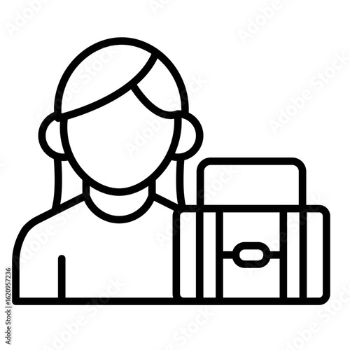 Self Employed Vector Icon