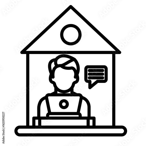 Home Office Vector Icon