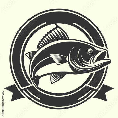 A vibrant vector illustration of a salmon fish, perfect for a seafood or fishing design