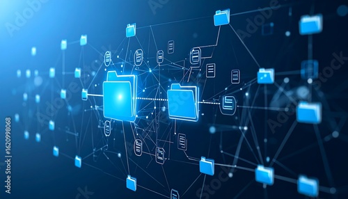 Network of digital folders