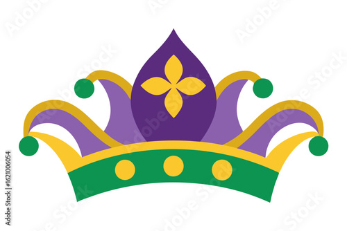 Mardi Gras Regal Crown Sketch for Festive Artwork