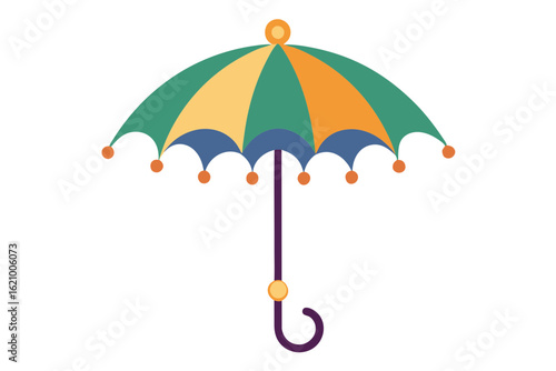 New Orleans Parade Umbrella Sketch for Celebration Use