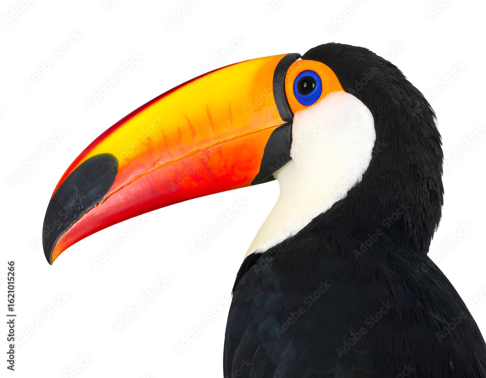 Toucan sitting upright, isolated PNG Toucan sitting upright, isolated PNG