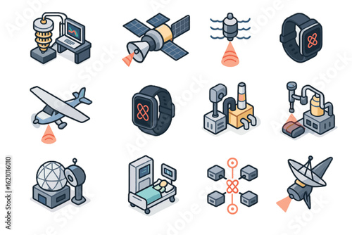 Monitoring icon facility airborne sensing probe laboratory vector quantum sensor