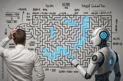 AI Solving Complexity – Human and Robot Facing Analytical Maze